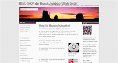 Desktop Screenshot of brandschutz-markt.de